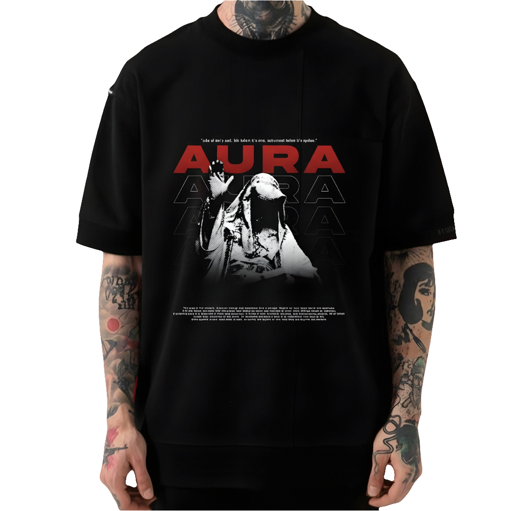 Aura king Baldwin oversized t-shirt
